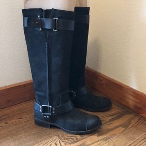 Black Ugg riding boots size 6